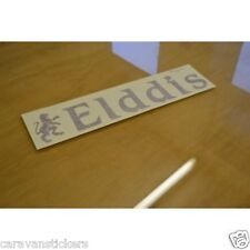 ELDDIS Classic Lion & Name Caravan Sticker Decal Graphic - SINGLE