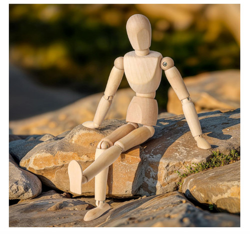 Kurtzy inch wooden human - kurtzy, 12