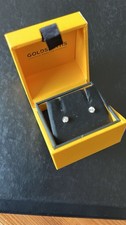 Goldsmiths 9ct White Gold, diamond earrings