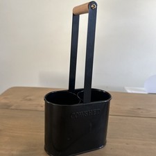 Black Coated Metal Retro