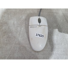 Microsoft X08-70382 Trackball Mouse White Wired 3.0 PS/2 Two-Button Scroll Wheel
