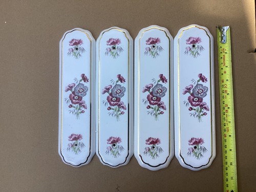 Porcelain door finger plates - porcelain,