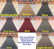 Very long hallway - rug, heavy