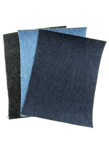 Iron denim patches fabric - iron,