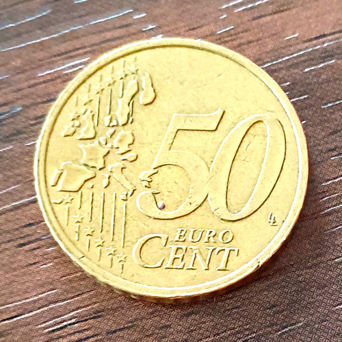 France euro cent coin - 50, 1999