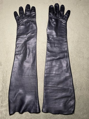 Opera length black lambskin - opera,