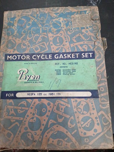 Vespa 125cc gasket - gasket, set.