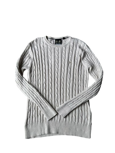 Musto cable knit jumper mens - cable,