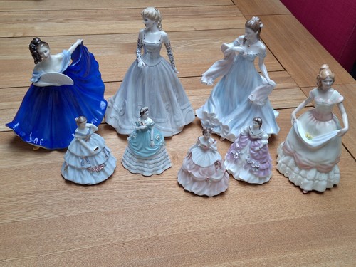 Bone china figurines ladies