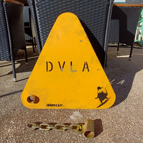 Banksy boudica wheel clamp - banksy,