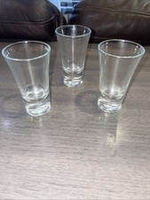 Set Of 3 Tall Shot Glasses