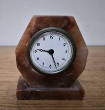 Vintage Marble Clock Art Deco