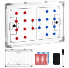 Football Coaching Board, Magnetic Football Tactics Strategy Board Double-Sided