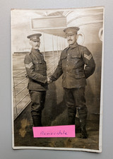 OLD PHOTO MEN MILITARY UNIFORM