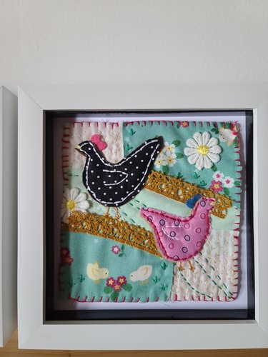 Chickens slow stitch kit - slow,