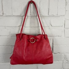 Gigi Red Leather Handbag