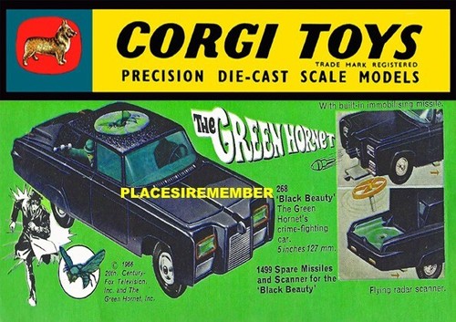Corgi toys the green - toys, hornet