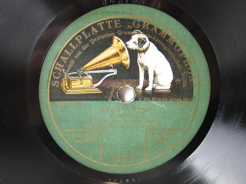 78rpm opera victor maria von - opera,
