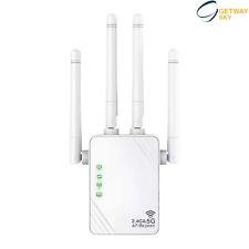 1200Mbps WiFi Signal Extender Range Repeater Booster Amplifier UK Plug for Home