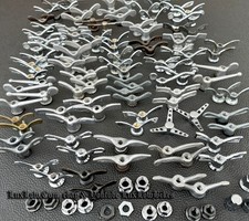 NOS Vintage Bicycle Axle WINGNUTS 26 tpi CrAzY HuB NuTs RoadBike Freewheel Front