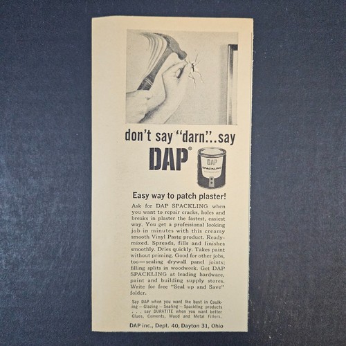 1961 dap spackling - 1961,