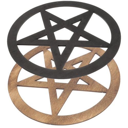 Pcs wooden altar pentacle - pcs,