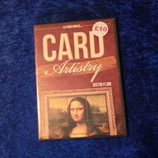 Justin Flom Professional Magic Trick Card Artistry. DVD + Gimmicks