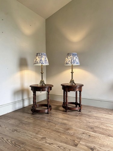 Pair side tables - of,
