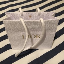 Dior Authentic Gift Bag Small 14x13x5cm White Paper Shopping Bag