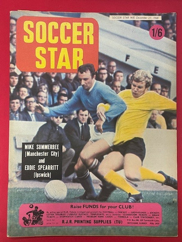 1968 soccer star magazine - 1968,