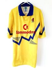 Chelsea Retro Away Shirt 1991. Medium. Score Draw. Yellow Adults Football Top M.