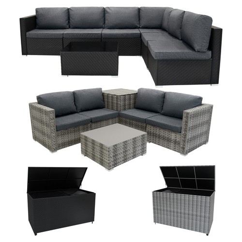 Rattan modular garden - rattan,