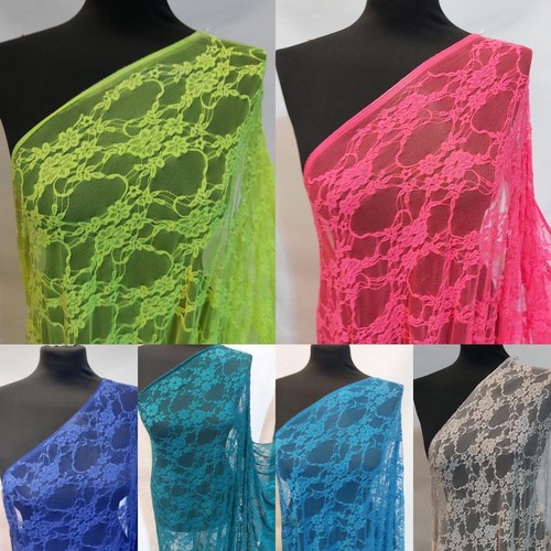 Metres lace floral fabric - 3,