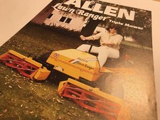 ALLEN Lawn Ranger Triple Mowers Original 1970s Sales Brochure