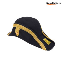 Army Military Bicorn Hat – 18th Century Costume Reenactment Historical Hat