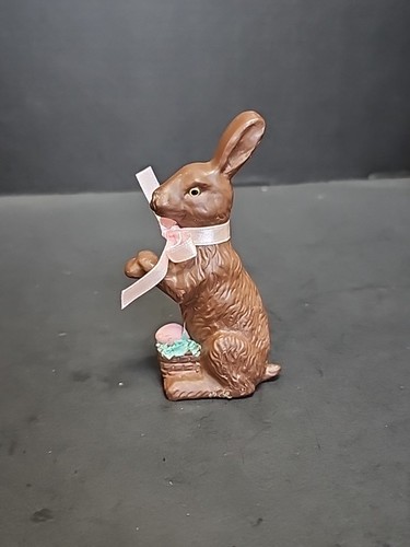 Vintage faux chocolate bunny - vintage,