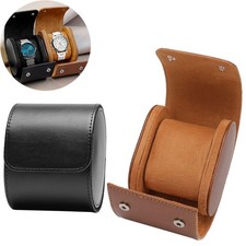 PU Single Grid Leather Watch