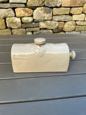 Vintage Stone Bed Warmer Hot Water Bottle Antique Pottery Collectable