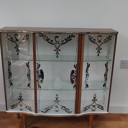 Wood glass display cabinet - &,