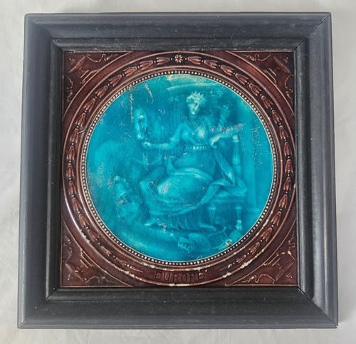 Antique minton inch tile - inch,