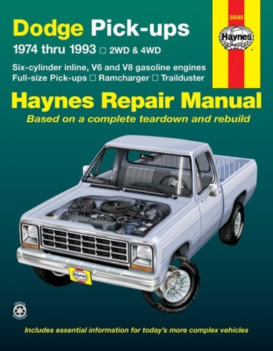 Dodge ramcharger trailduster - dodge,