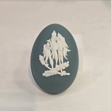 Wedgwood Teal Jasper Egg