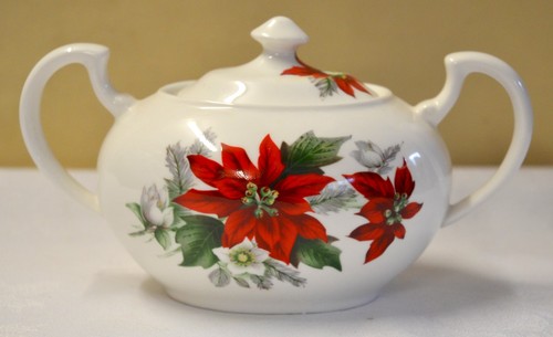 Aynsley christmas flowers - christmas, red