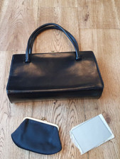Vintage Waldybag black leather
