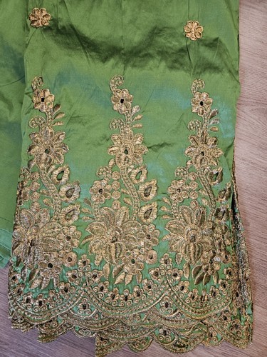 African raw silk george - raw,