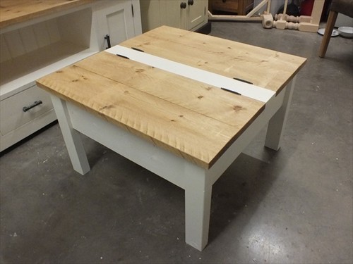 Shabby painted coffee table - shabby,