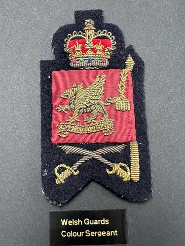 Welsh guards colour - guards, sergeant