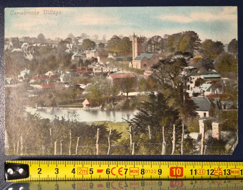 Antique postcard carisbrooke - -,