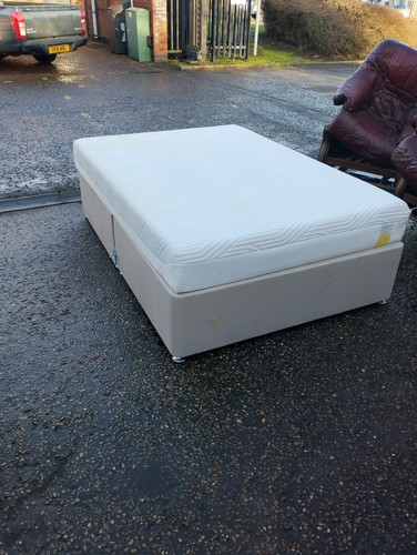 Double bed base - base, tempur