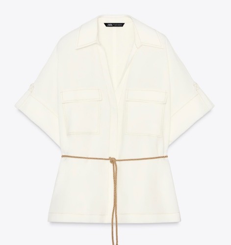 Zara safari shirt with